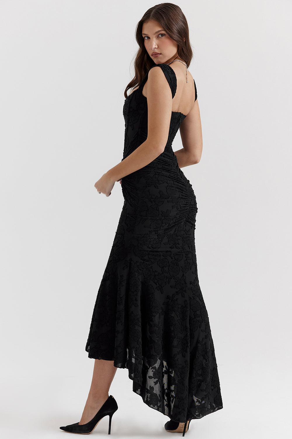 Lace Bodycon Maxi Dress – Women's Evening Dress