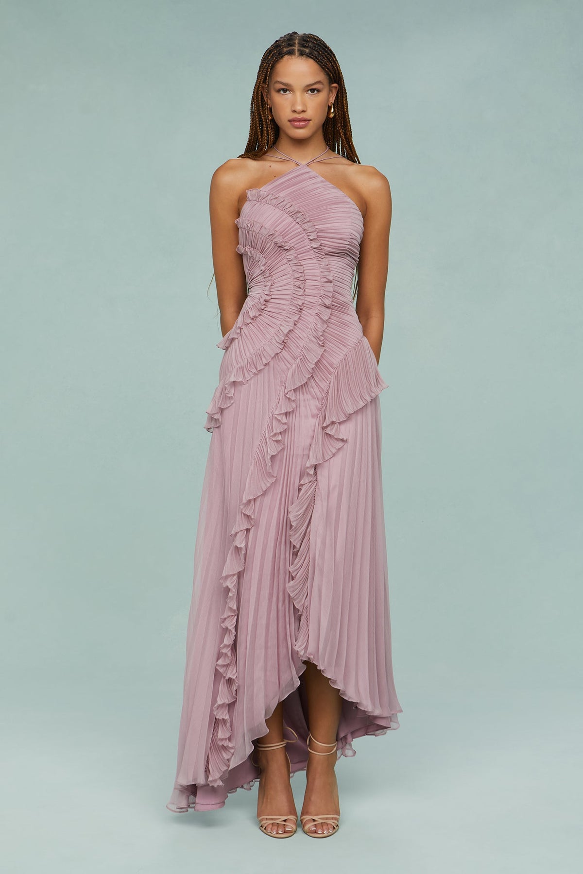 Halter Neck Maxi Dress – Women's Wedding Guest Dress | Estelle™