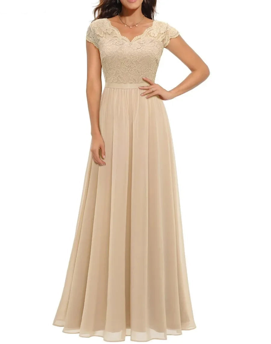 Lace Maxi Dress – Women's Evening Dress