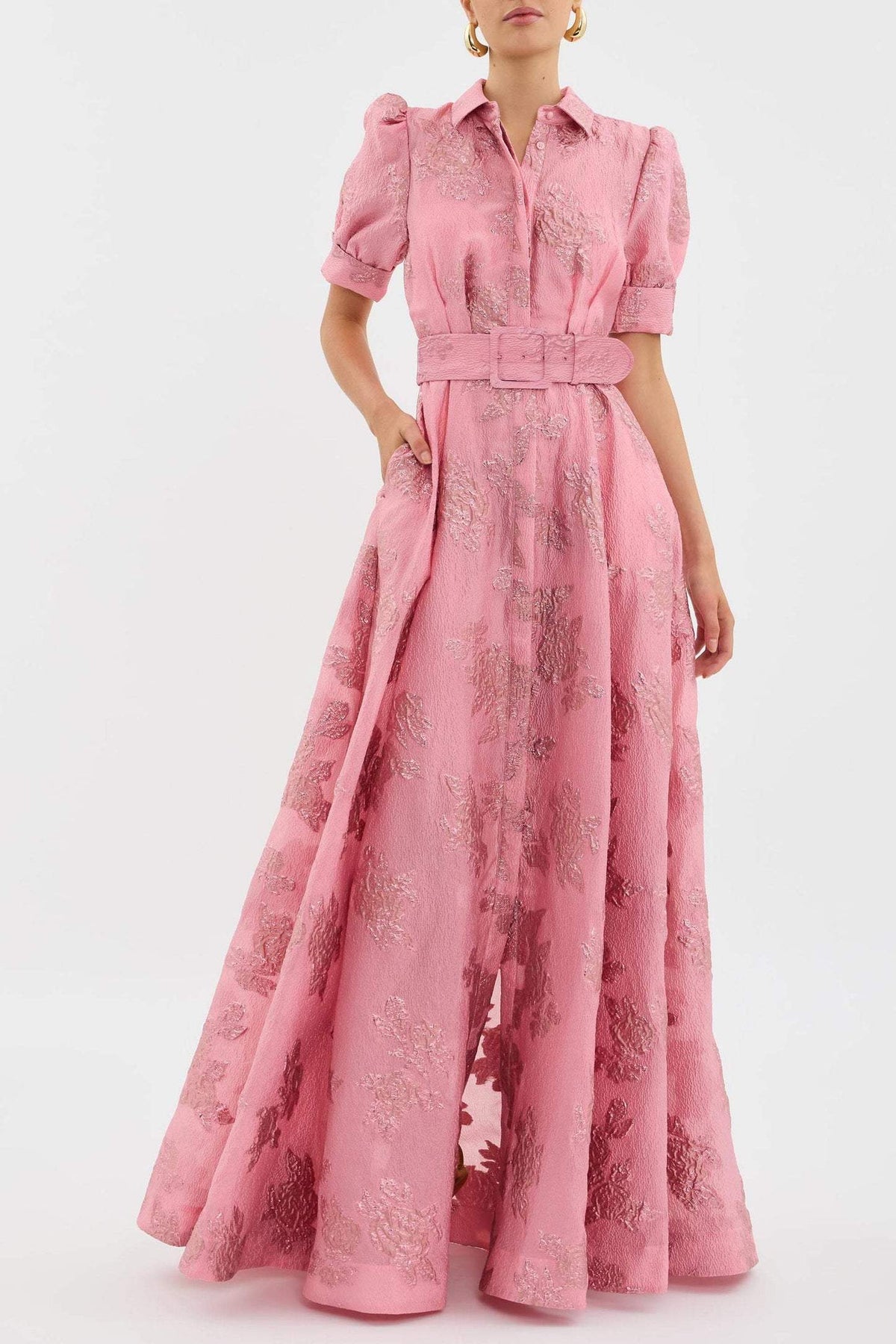 Vintage High-Waist Midi Dress – Women's Cocktail Dress