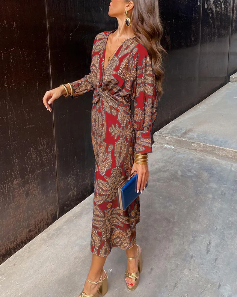 Long Sleeve Maxi Dress – Women's Formal Evening Dress