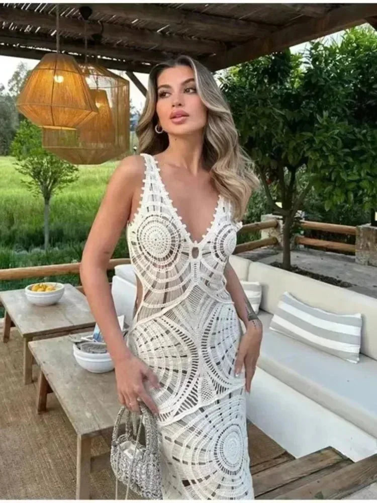 Wrap Midi Dress – Women's Summer Dress