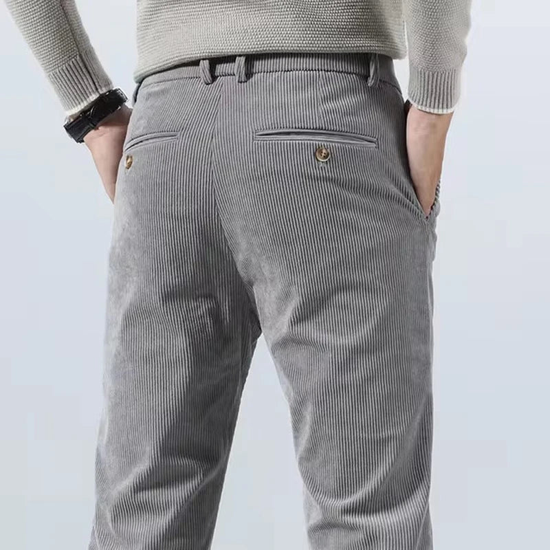 Men's Slim Fit Corduroy Chino Pants