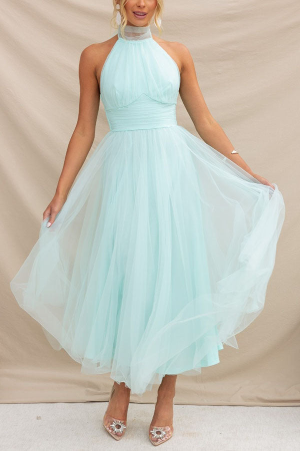 Tulle Midi Dress – Women's Wedding Guest Dress