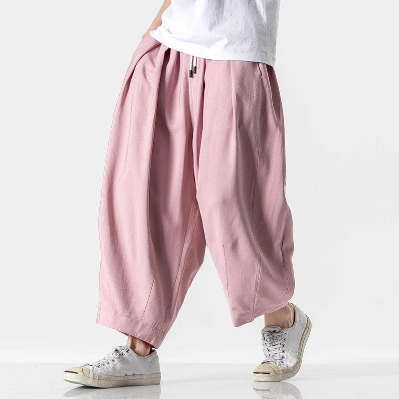 Corwin Wide-Leg Cotton Sweatpants