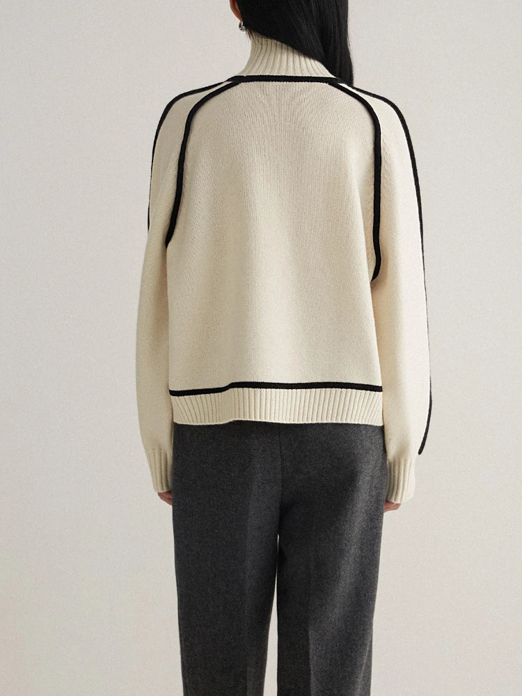 Celina Ribbed Turtleneck Sweater