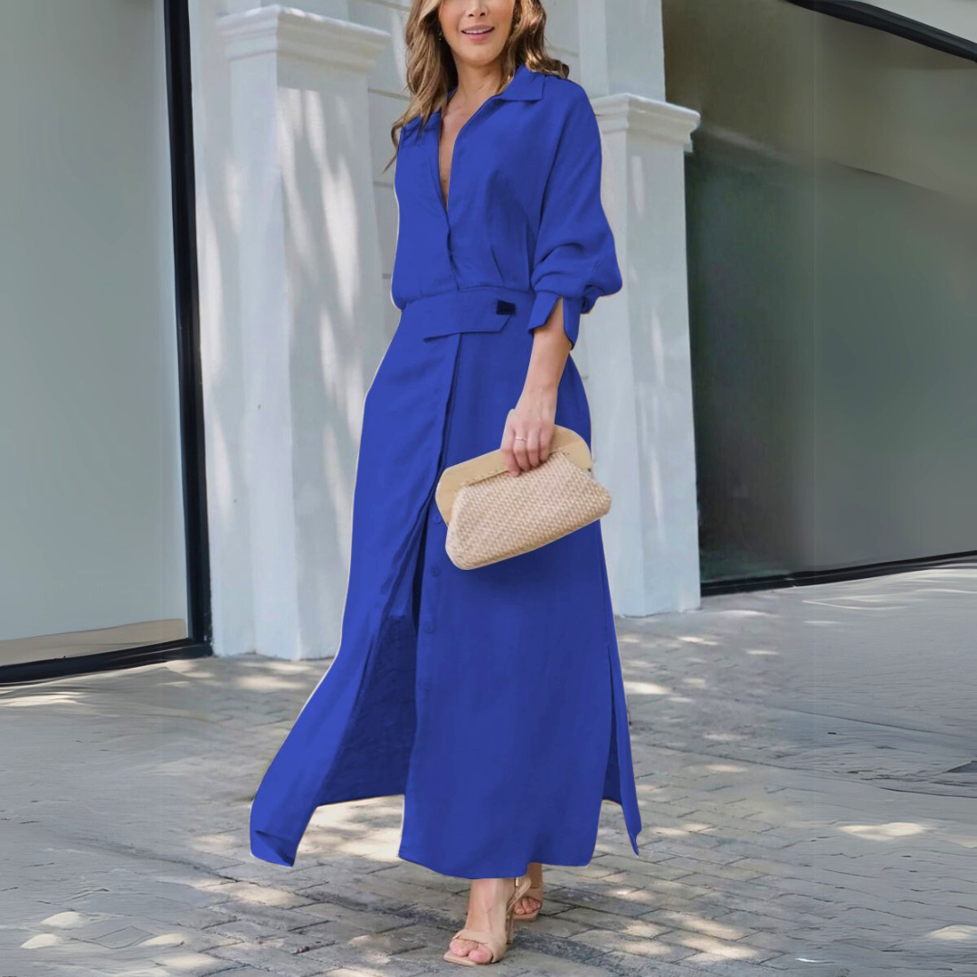 V-Neck Maxi Dress – Women's Summer Dress