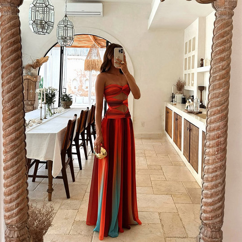 Ombre Maxi Dress – Women's Evening Dress