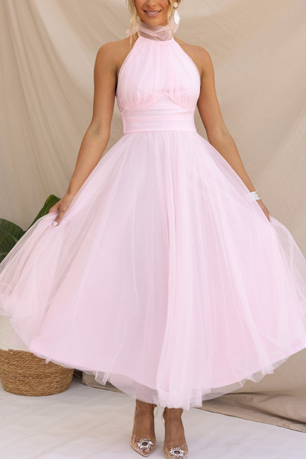 Tulle Midi Dress – Women's Wedding Guest Dress