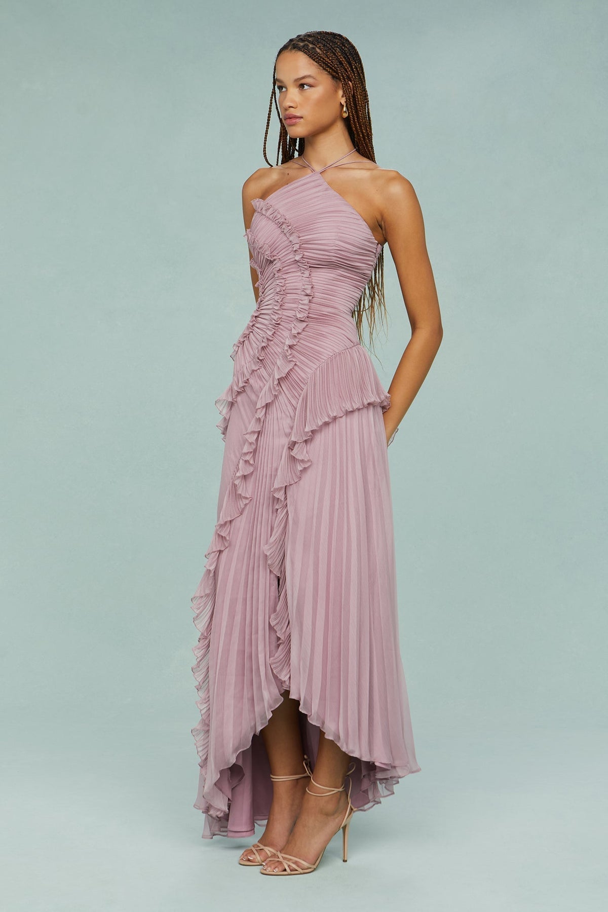 Halter Neck Maxi Dress – Women's Wedding Guest Dress | Estelle™