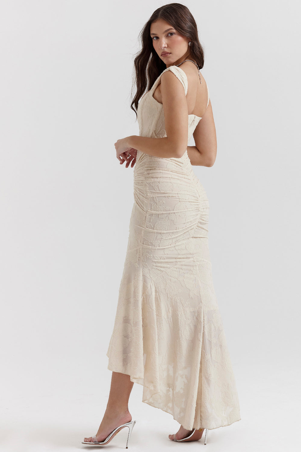 Lace Bodycon Maxi Dress – Women's Evening Dress
