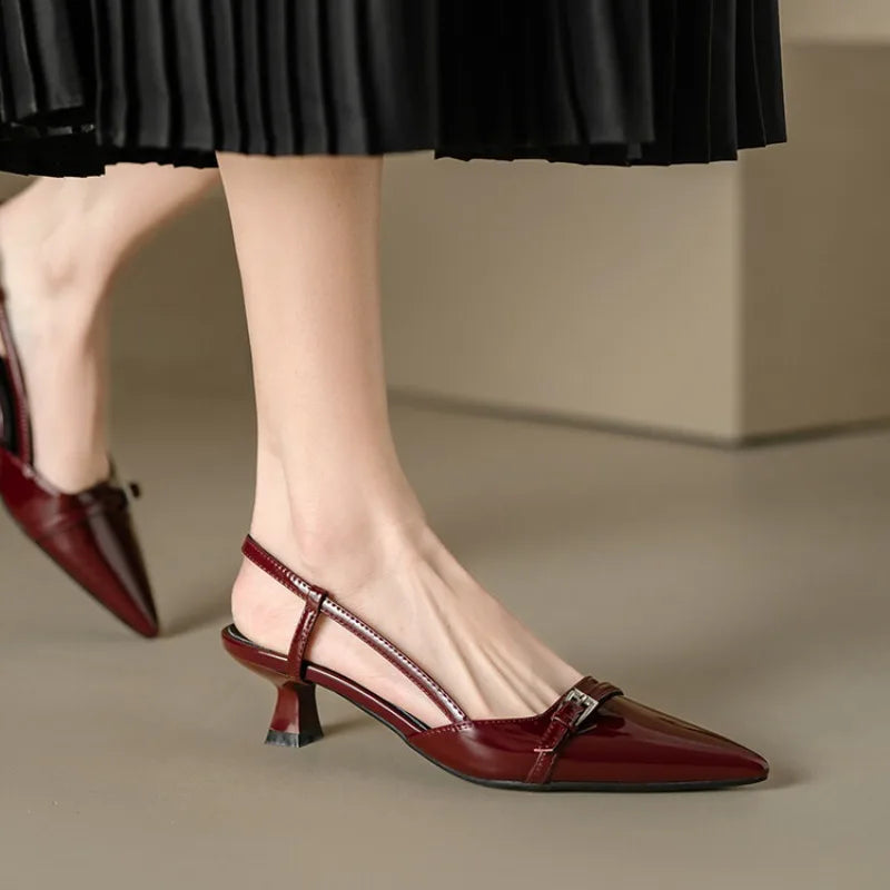 Women's Pointed-Toe Slingback Heels