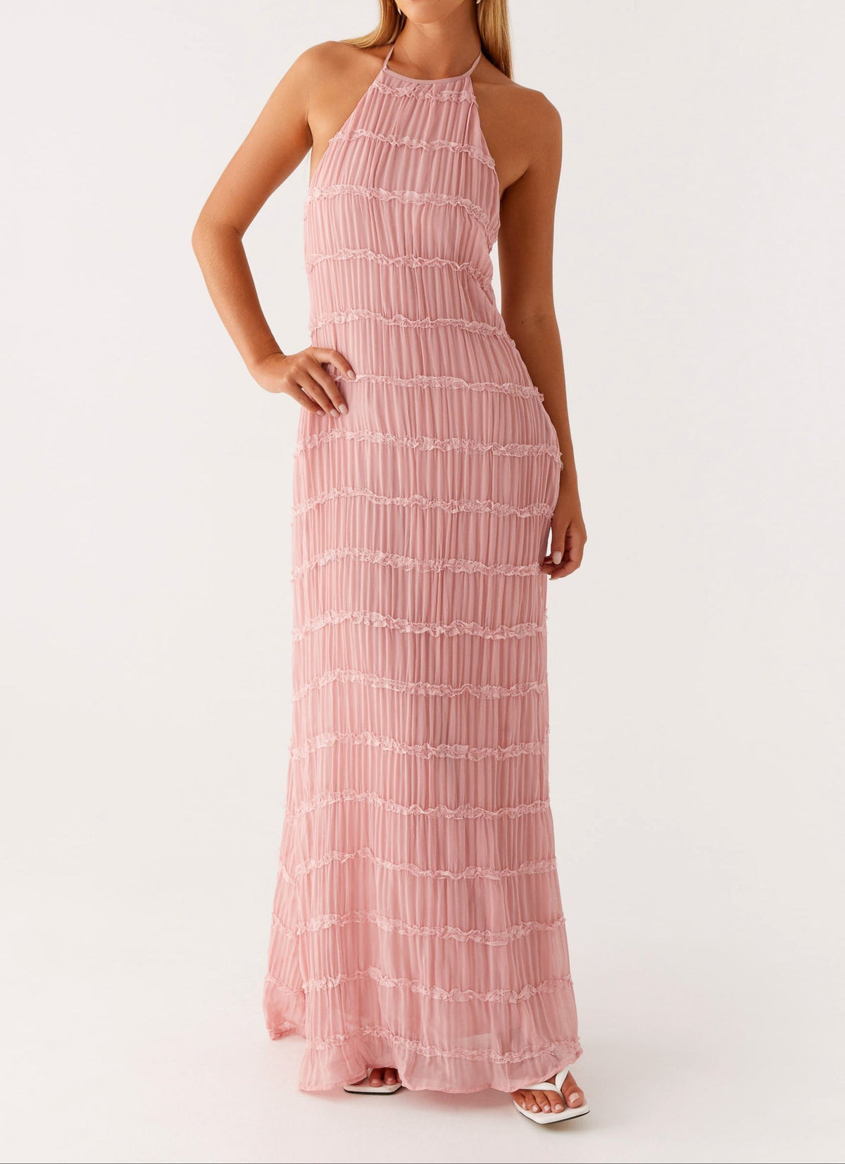 Halter Maxi Dress – Women's Evening Dress
