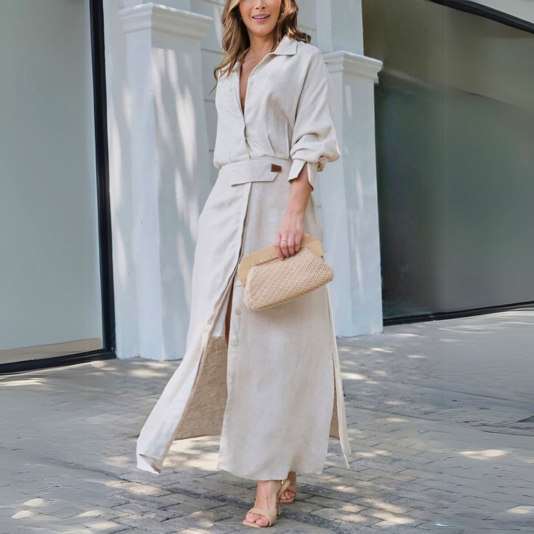 V-Neck Maxi Dress – Women's Summer Dress