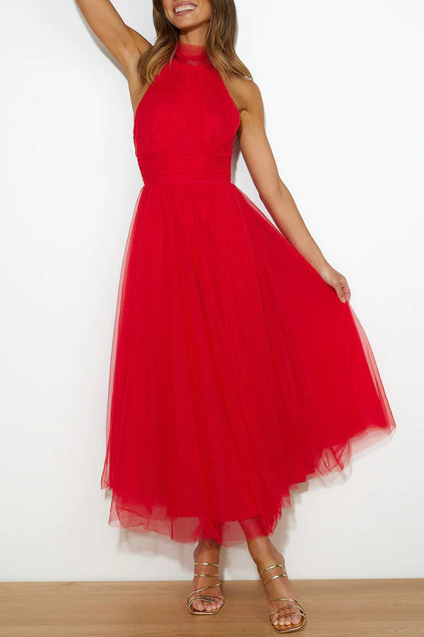 Tulle Midi Dress – Women's Wedding Guest Dress