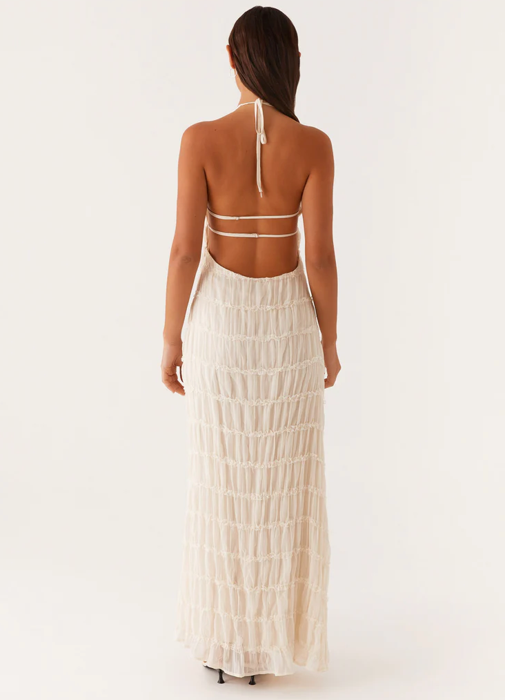 Halter Maxi Dress – Women's Evening Dress