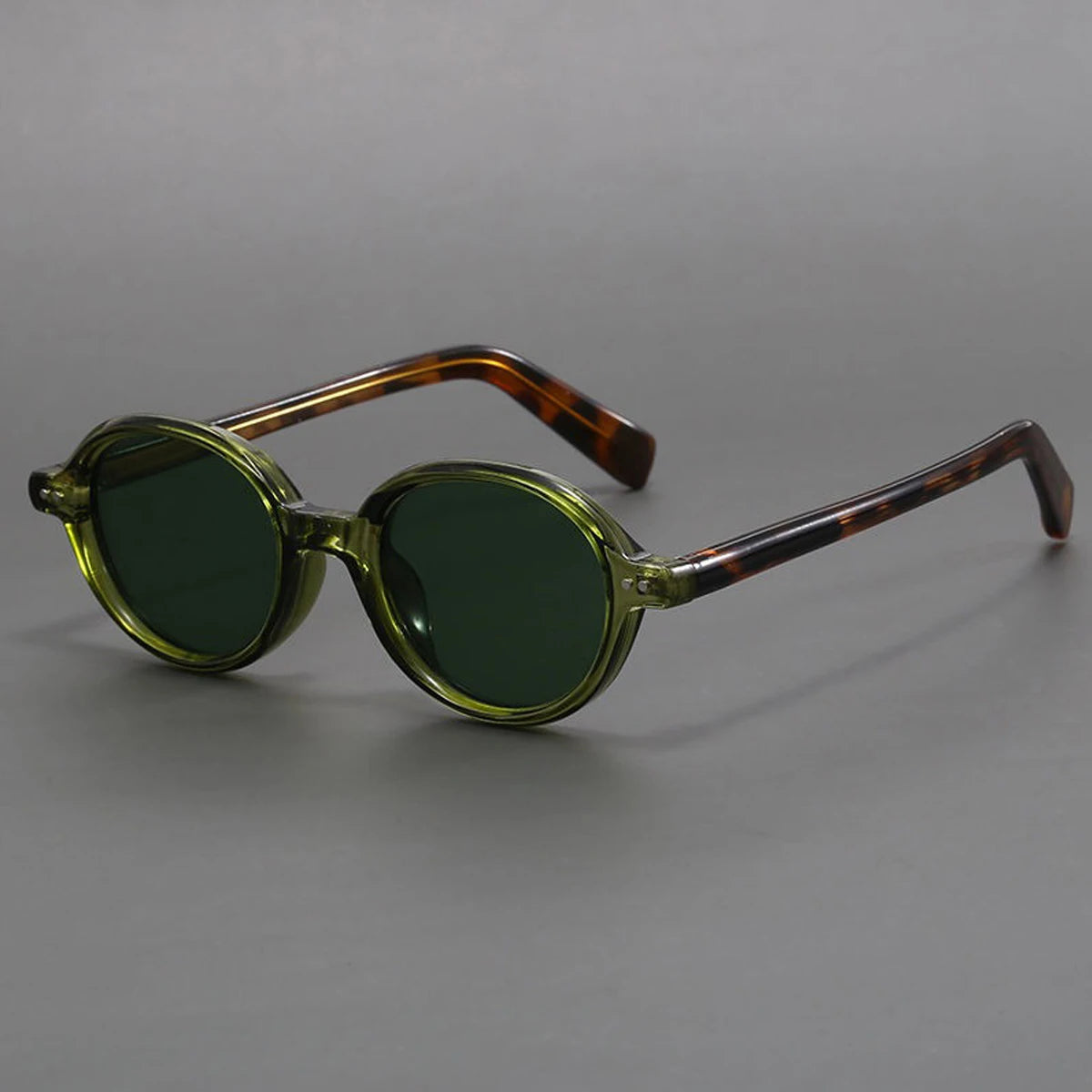 Men's Round Frame UV400 Sunglasses