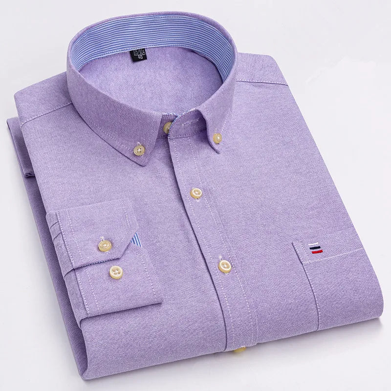 Andaro Cotton Button-Down Dress Shirt