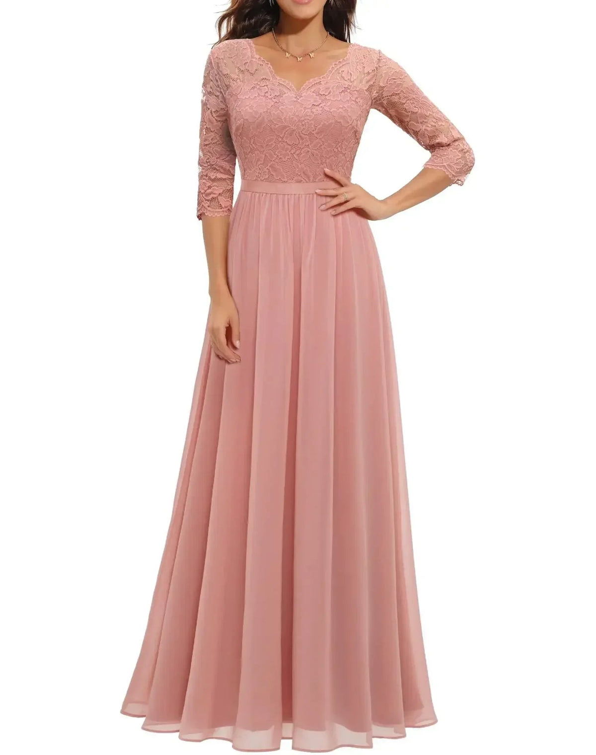 Lace Maxi Dress – Women's Evening Dress