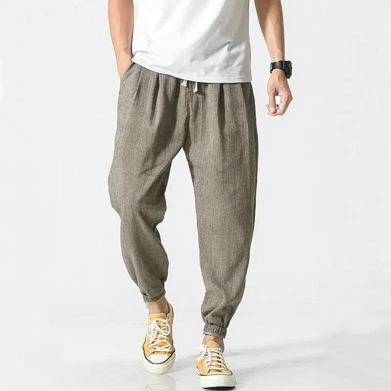 Harrison Cotton Drawstring Joggers