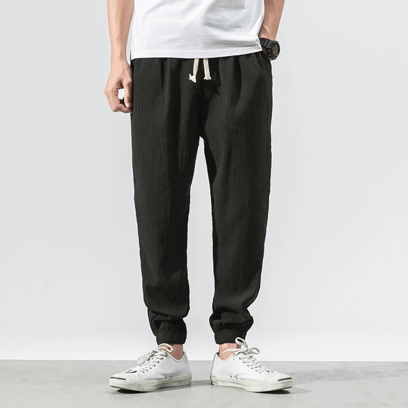 Harrison Cotton Drawstring Joggers