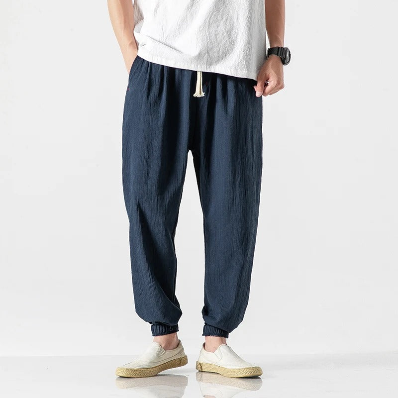 Harrison Cotton Drawstring Joggers