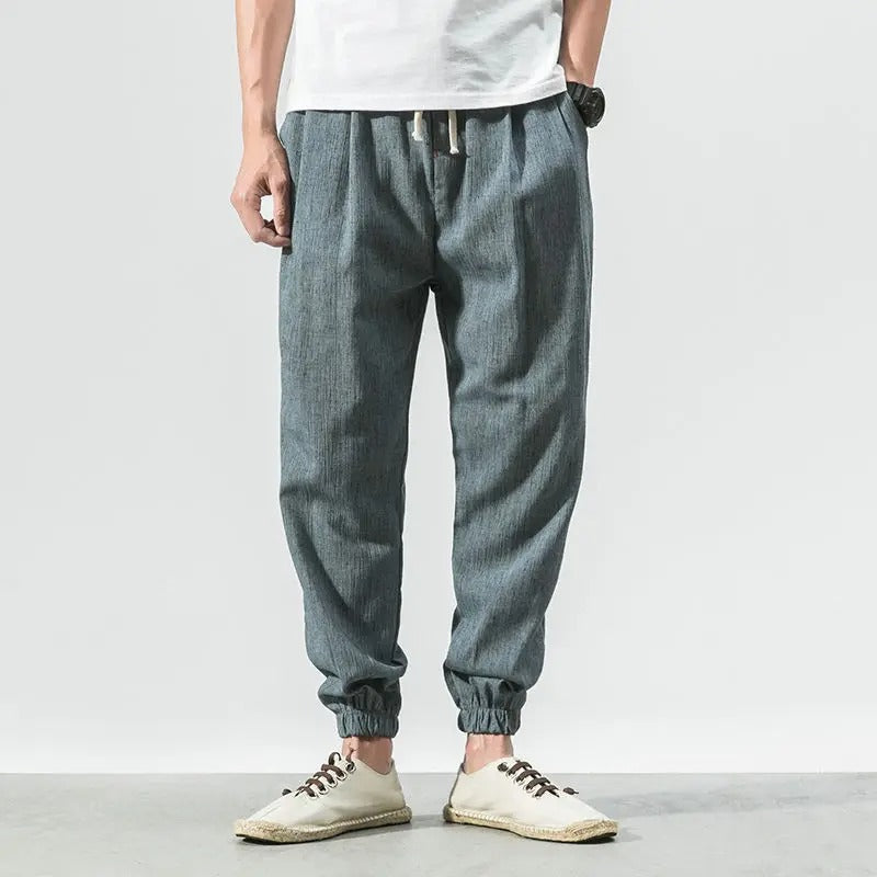 Harrison Cotton Drawstring Joggers